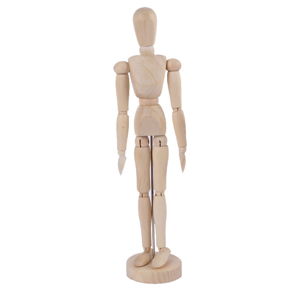 Maniquí de madera Articulado Muñeca Modelo Pintura Artista Dibujo Boceto Maniquí Figuras para el hogar Miniaturas Decoración
