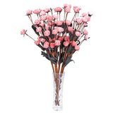 Recientemente espuma PE 15 cabezas / pc Rose flores artificiales para decoración de la boda arreglo floral fiesta decoración del hogar accesorios