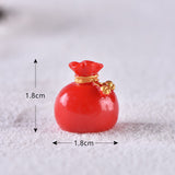 Casa de muñecas Miniatura Árbol de Navidad Muñeco de nieve Caja de regalo Decoración Adorno Trineo Micro Paisaje Escena de nieve Decoración navideña para el hogar