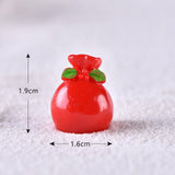 Casa de muñecas Miniatura Árbol de Navidad Muñeco de nieve Caja de regalo Decoración Adorno Trineo Micro Paisaje Escena de nieve Decoración navideña para el hogar