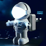 Lámpara de escritorio Led flexible creativa Lámpara USB de protección ocular flexible Luz de lectura Lámpara de cabecera Astronauta Decoración de la sala de estar